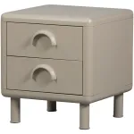 Rune ladekast/nachtkastje 2 lades metaal zand